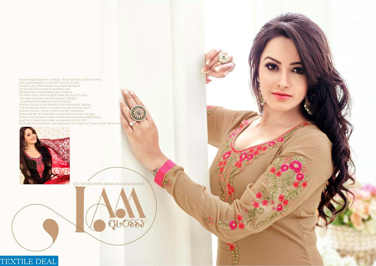 lavina shagun-2 Export French Embroidery salwar kameez